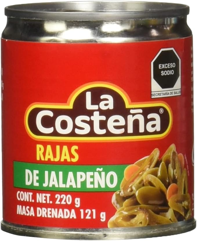 Chiles Rajas en Lata