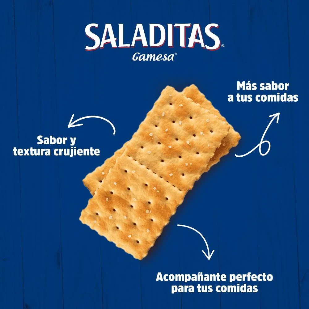 Galletas Saladitas Chicas (200 piezas) Caja