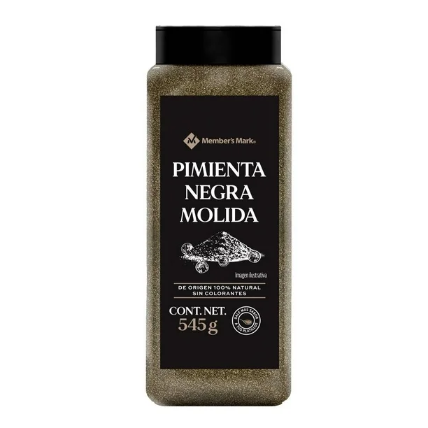 Pimienta Negra Molida - Member´s Mark (545 g)