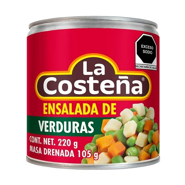 Ensalada Vegetales (220 g) Lata